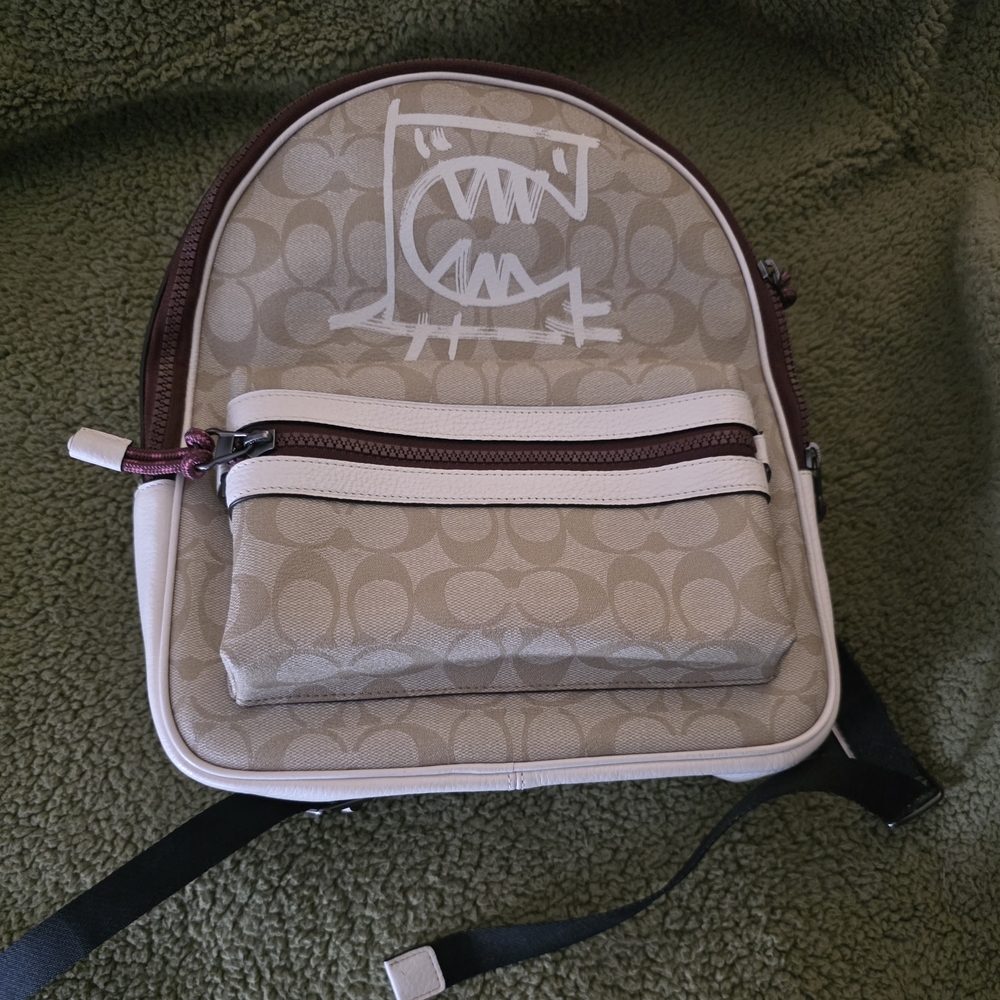 Coach Burgundy Leather Bag